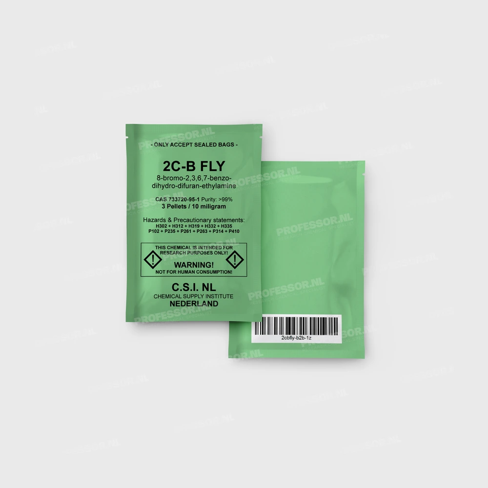 2C-B-FLY 10 MG zakje 3 pellets
